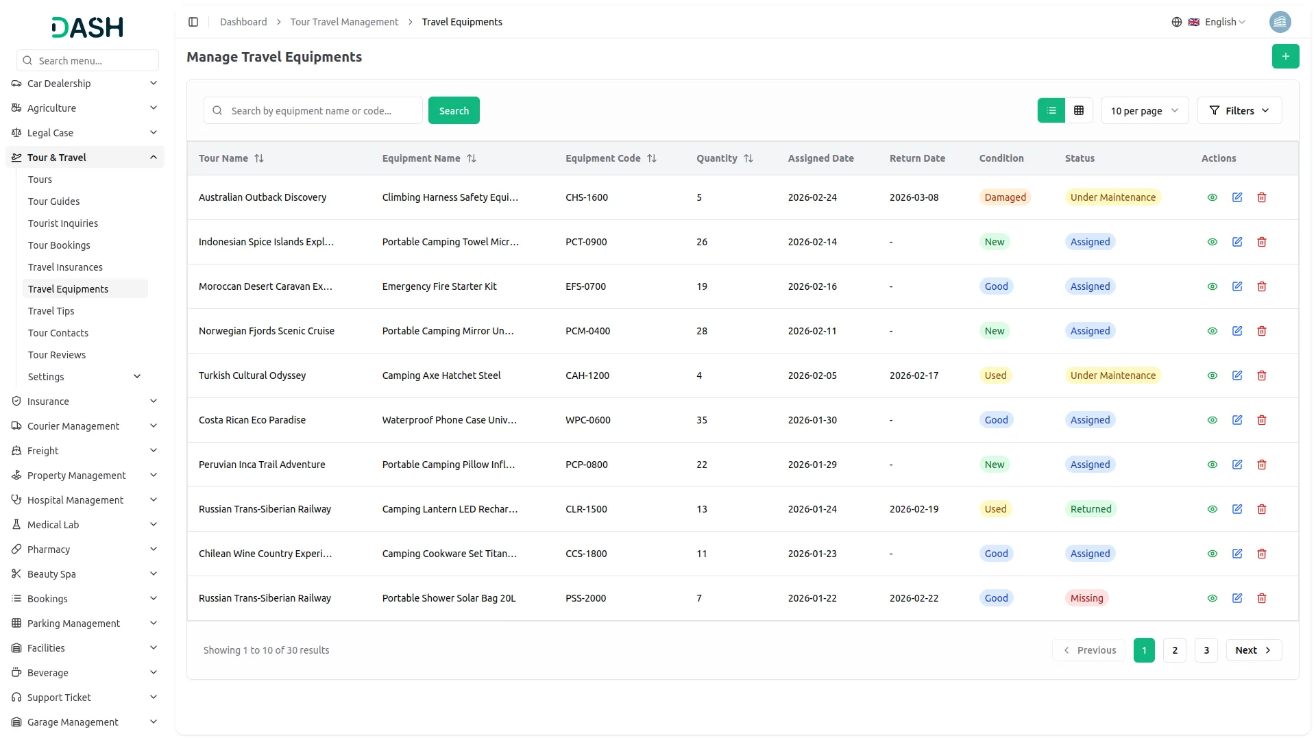 tour and travel management