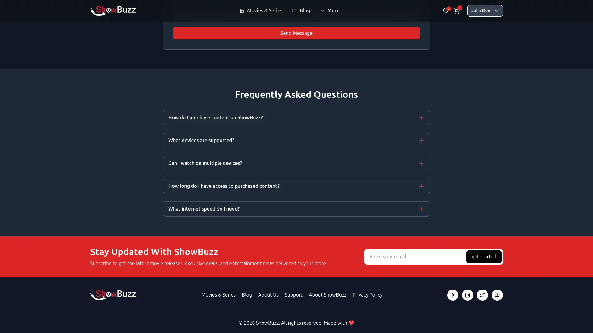 movie & tv studio management