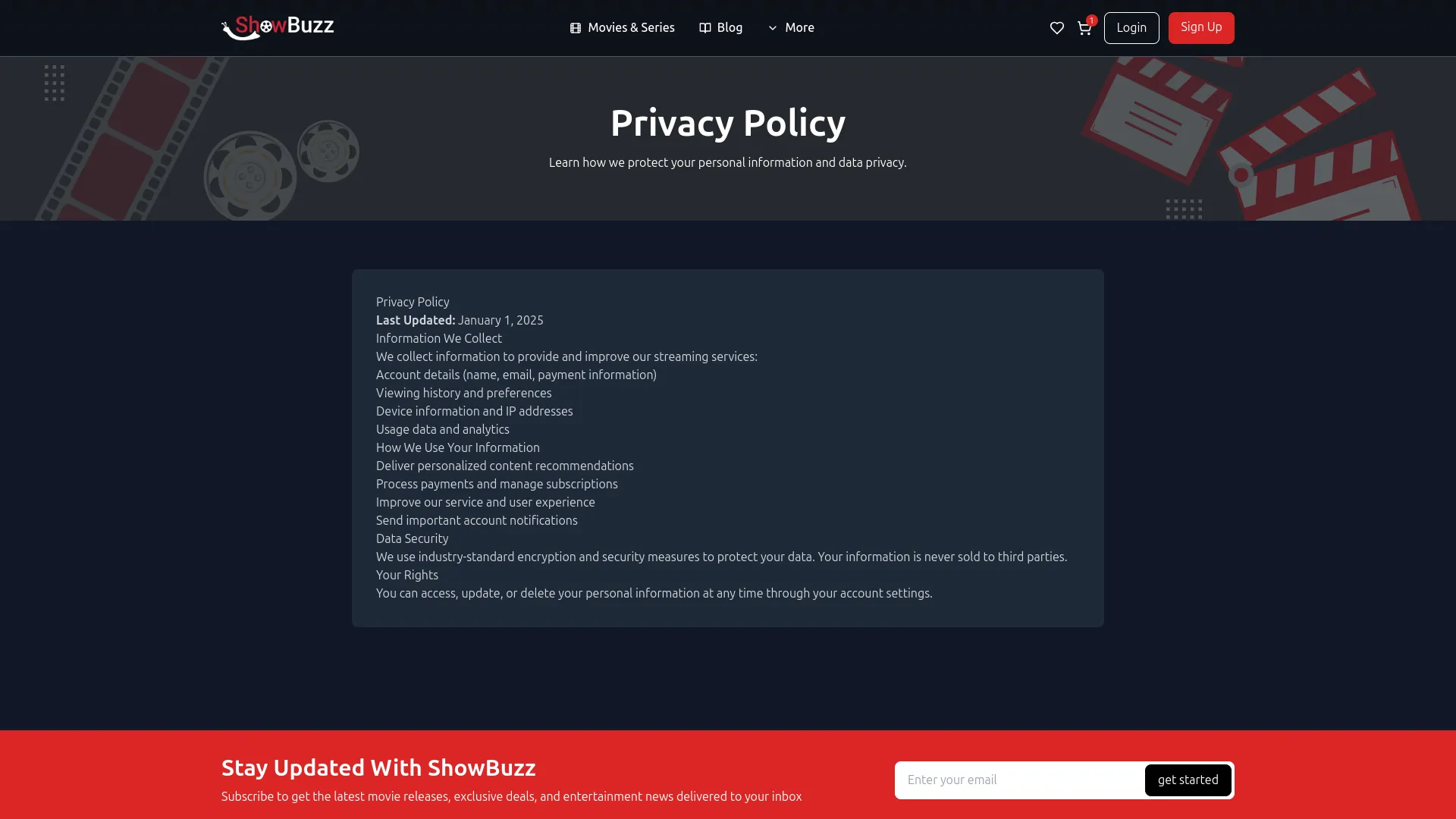 movie & tv studio management