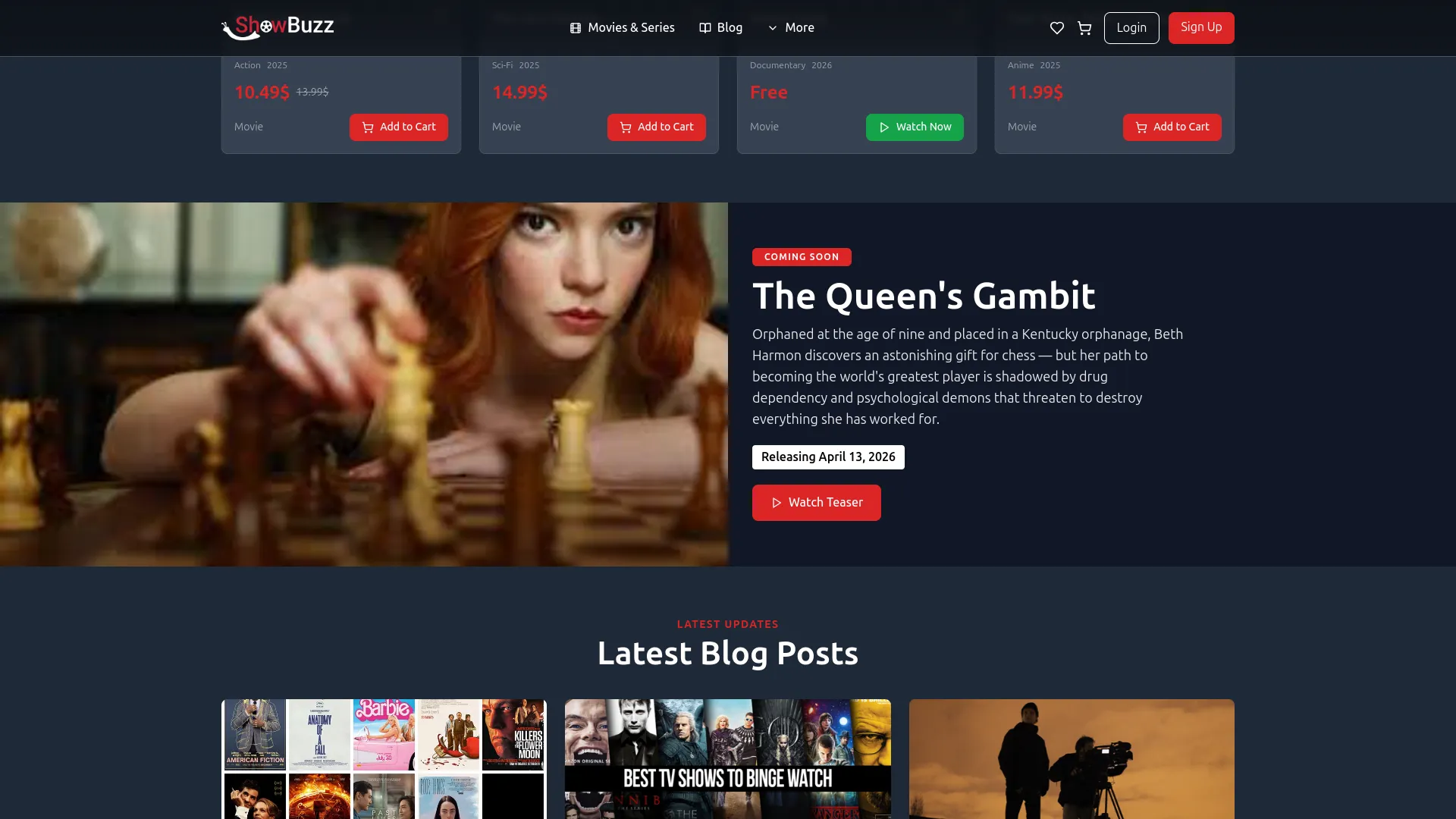 movie & tv studio management