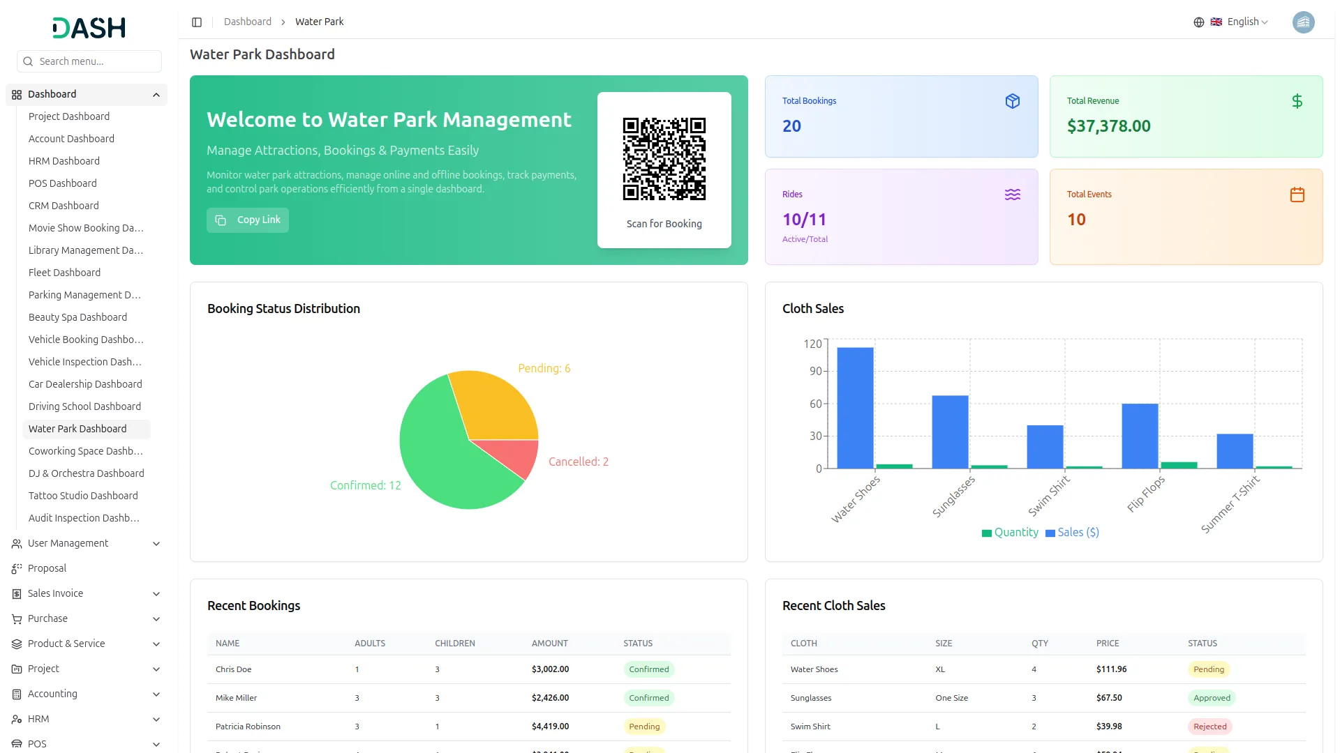water park management