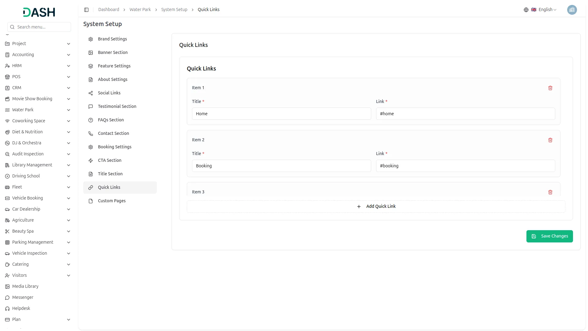 water park management