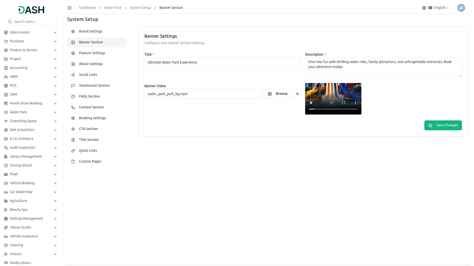 water park management