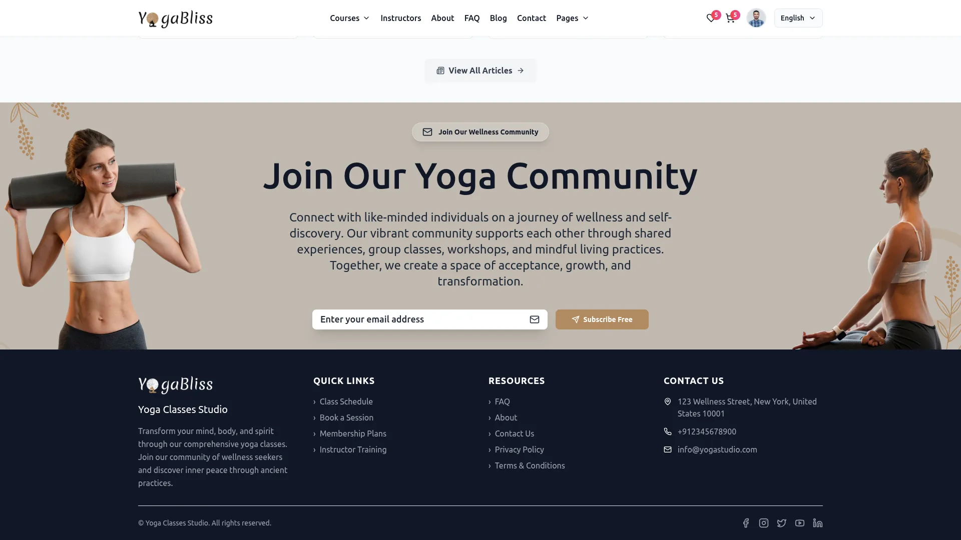 yoga classes