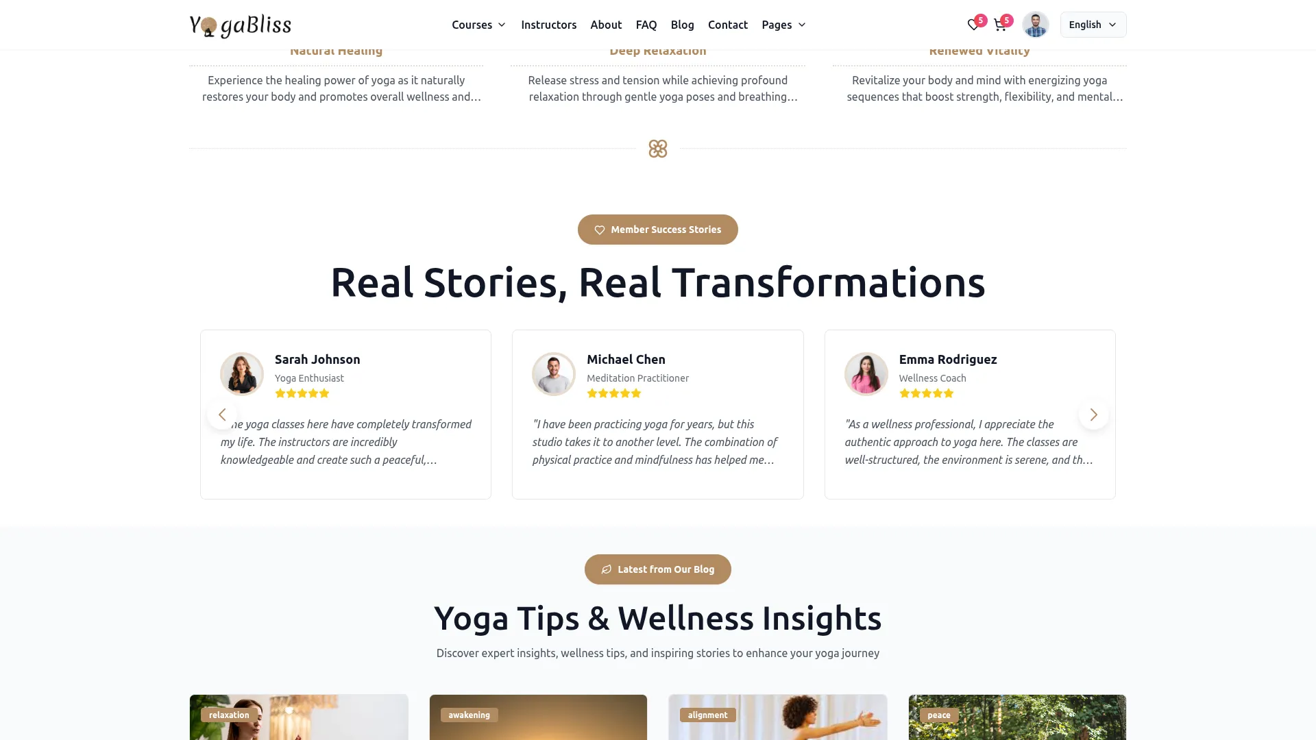 yoga classes