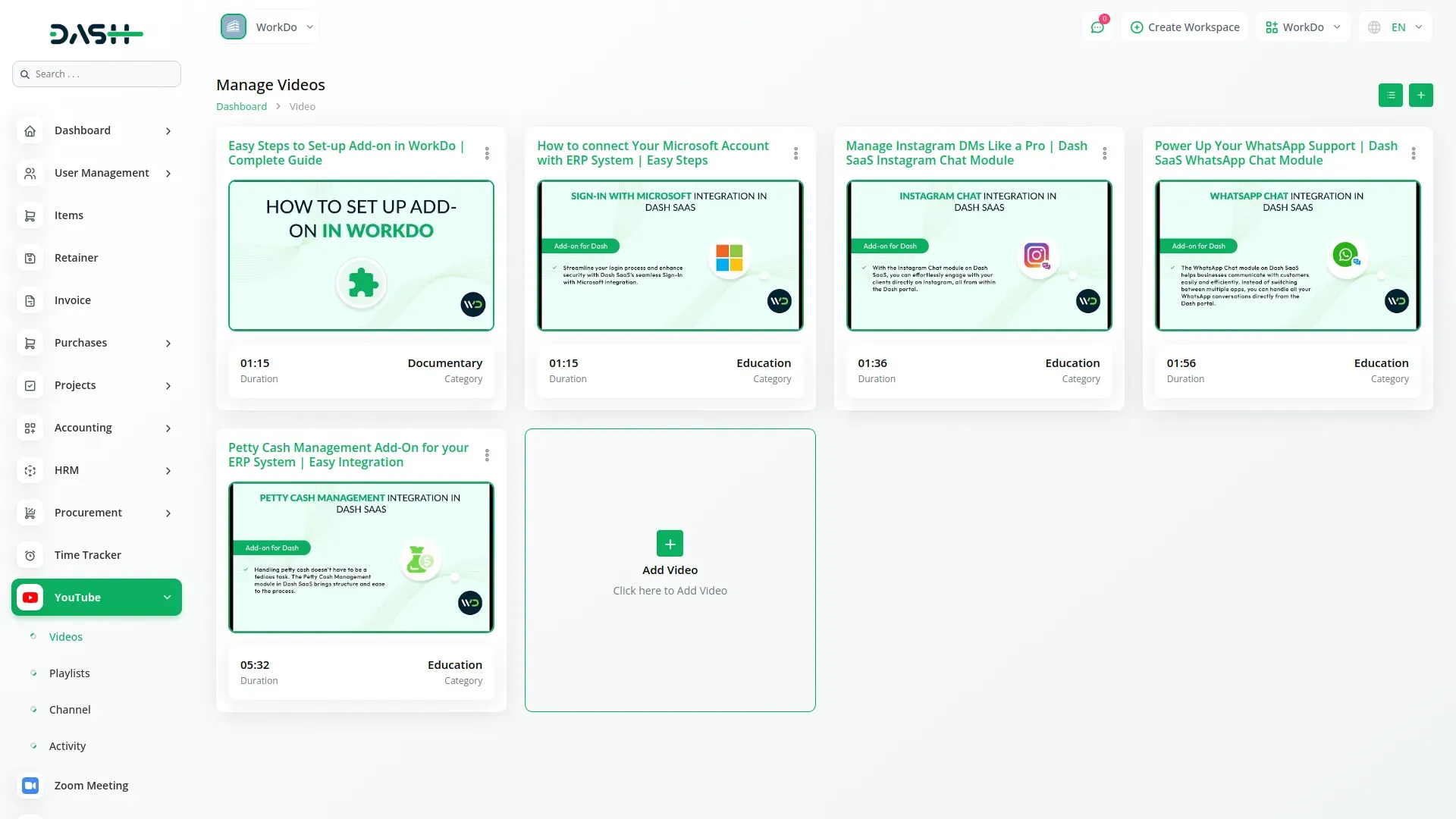 youtube content management