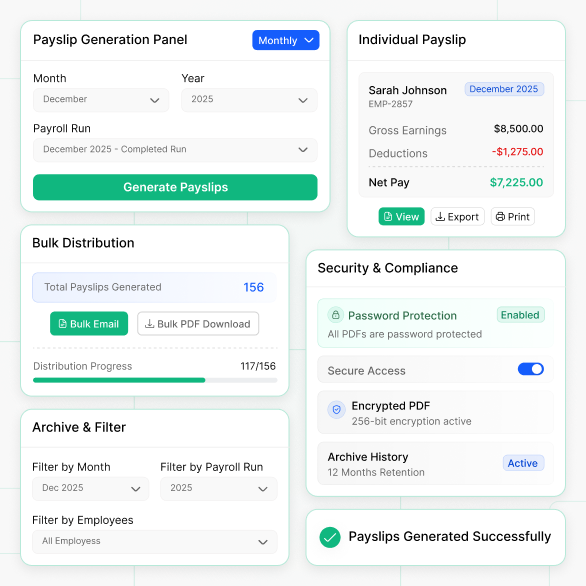 payroll management feature