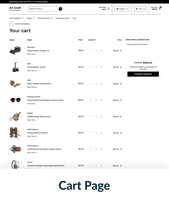 Artcraft Handmade Shopify Theme