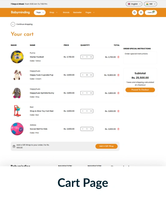 Babyminding Shopify Theme