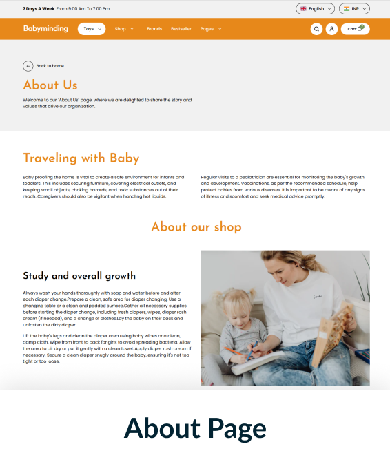 Babyminding Shopify Theme