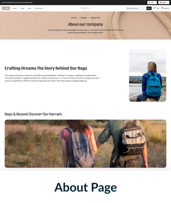 Bagbliss Shopify Theme