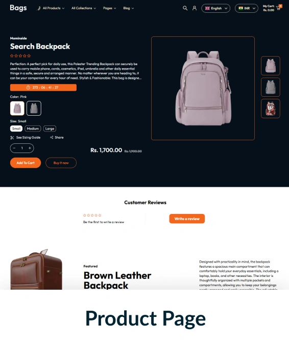 Bags Shopify Theme