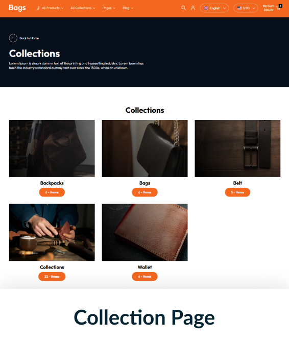 Bags Shopify Theme