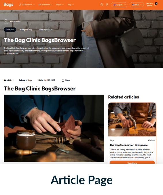 Bags Shopify Theme