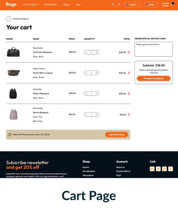 Bags Shopify Theme