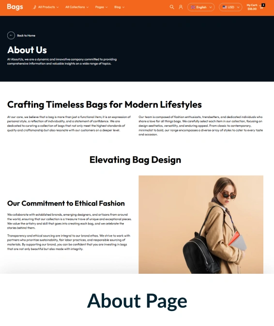 Bags Shopify Theme