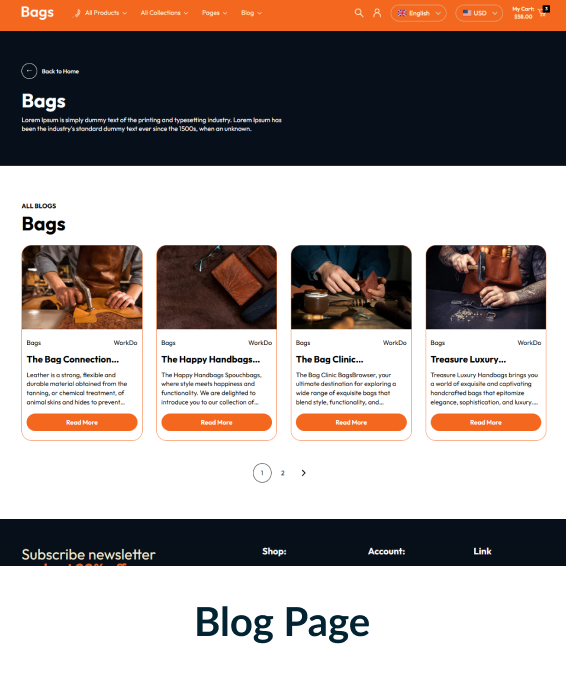 Bags Shopify Theme