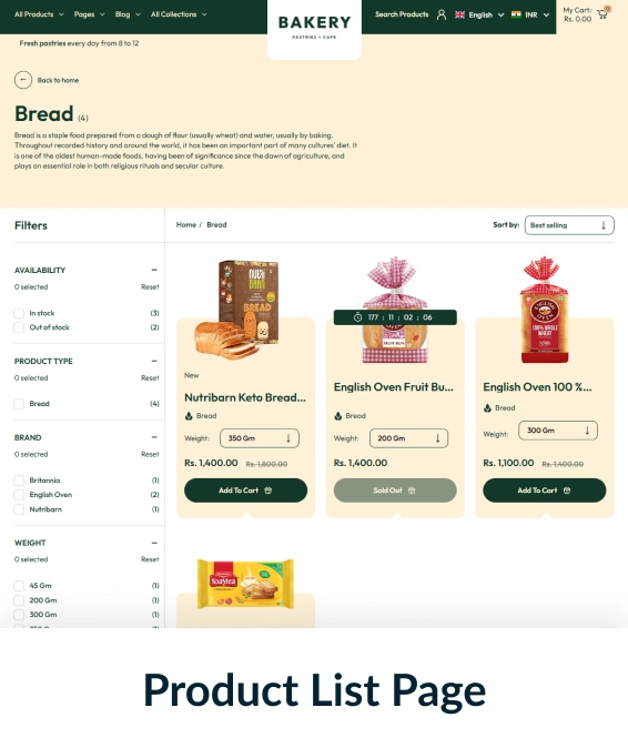 Bakery Shopify Theme