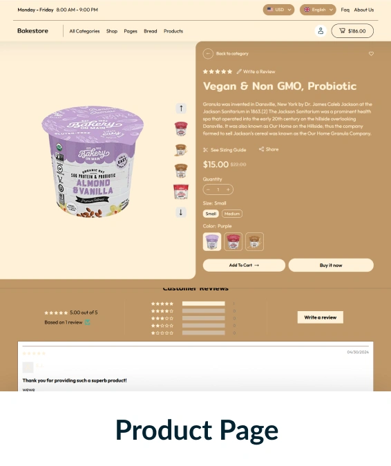 Bake Store Shopify Theme