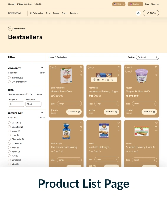 Bake Store Shopify Theme