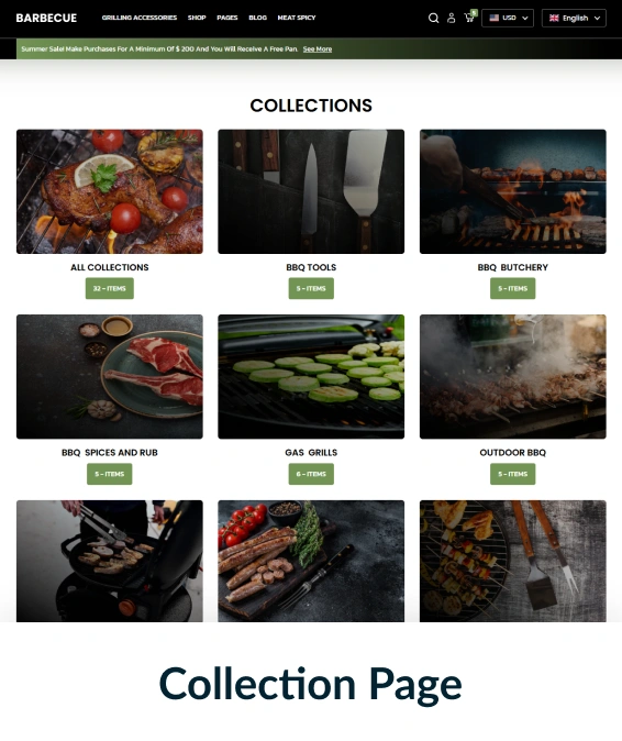 Barbecue Shopify Theme
