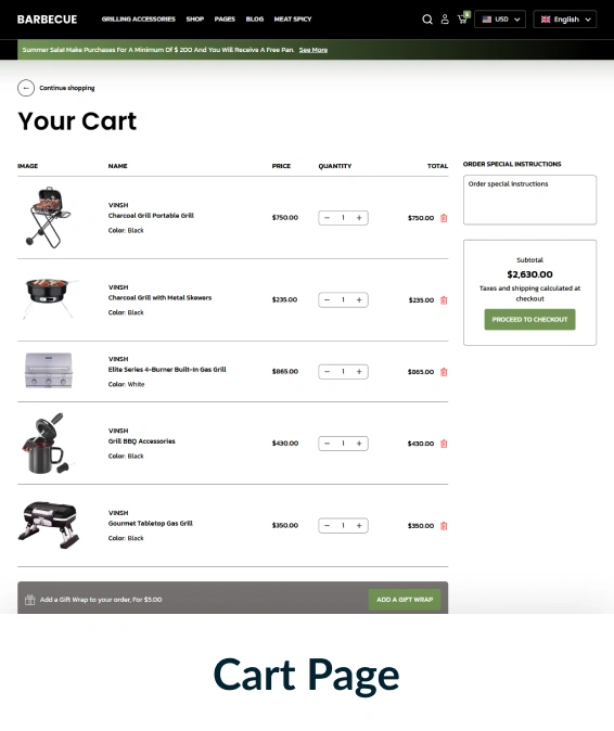 Barbecue Shopify Theme
