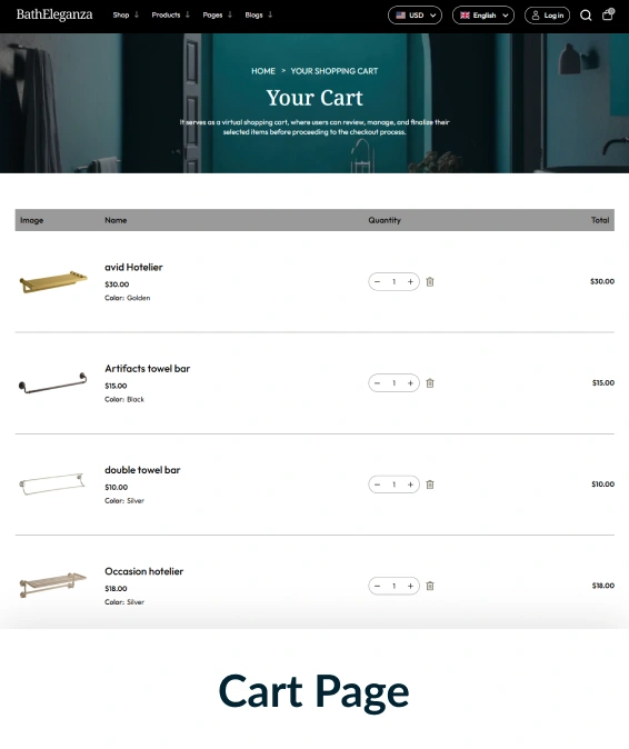 Bath eleganza Shopify Theme