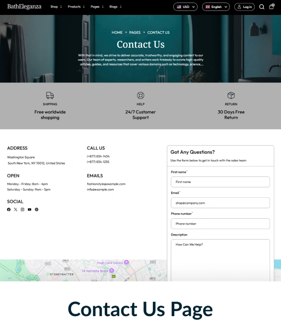 Bath eleganza Shopify Theme