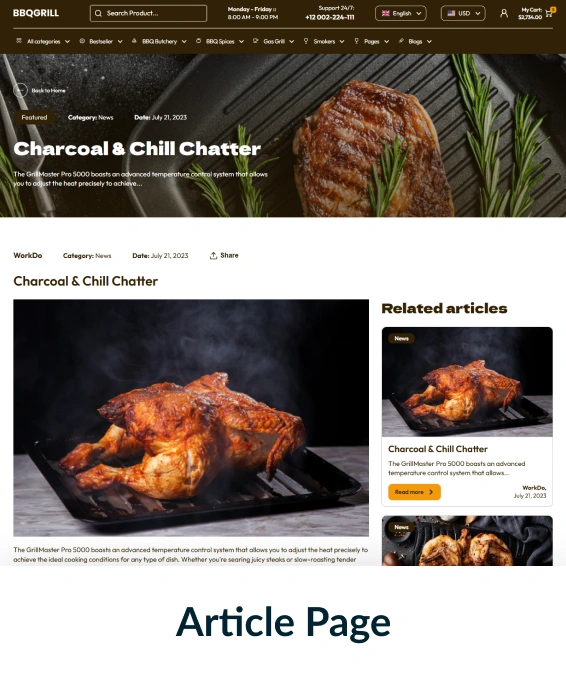BBQ Grill Shopify Theme