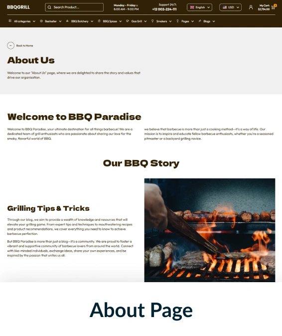 BBQ Grill Shopify Theme