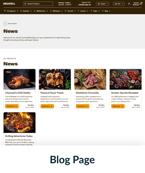 BBQ Grill Shopify Theme