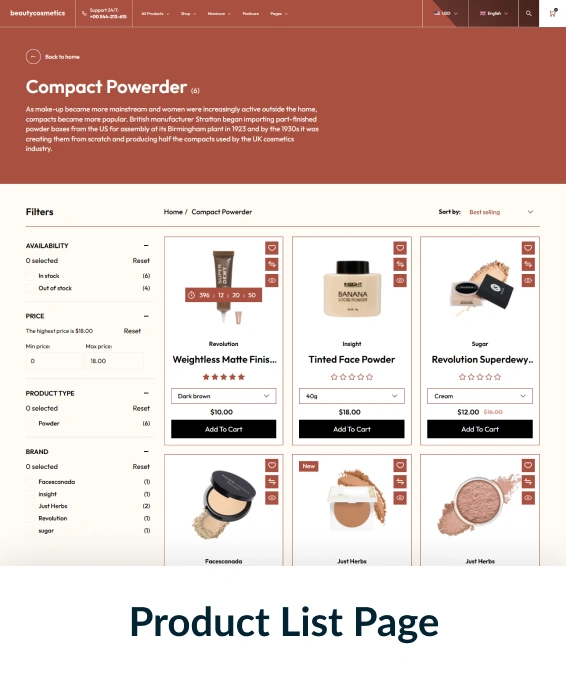 Beauty Cosmetics Shopify Theme