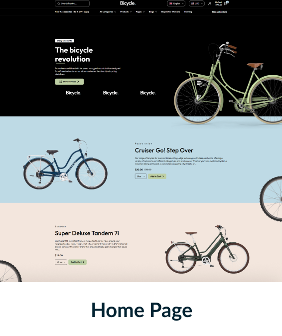 Bicycles Shopify Theme
