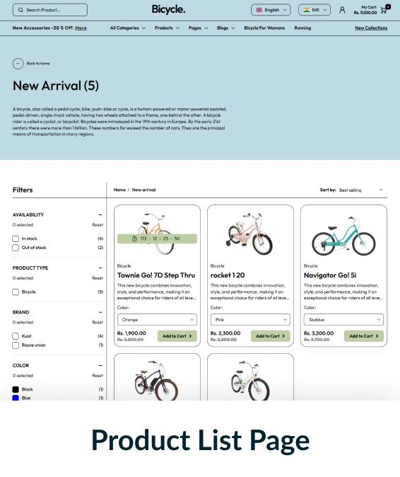 Bicycles Shopify Theme
