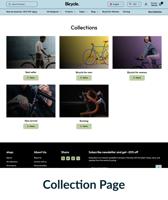 Bicycles Shopify Theme