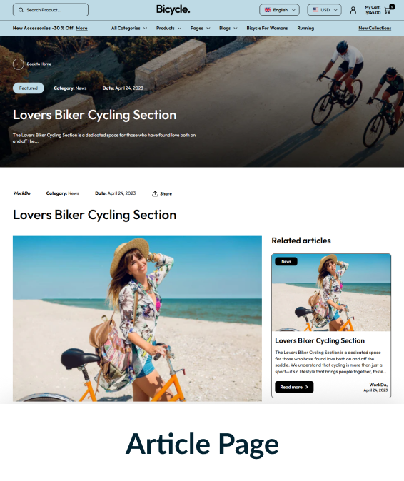 Bicycles Shopify Theme