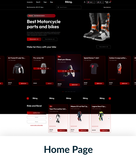 Biking Shopify Theme
