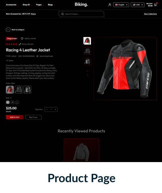Biking Shopify Theme