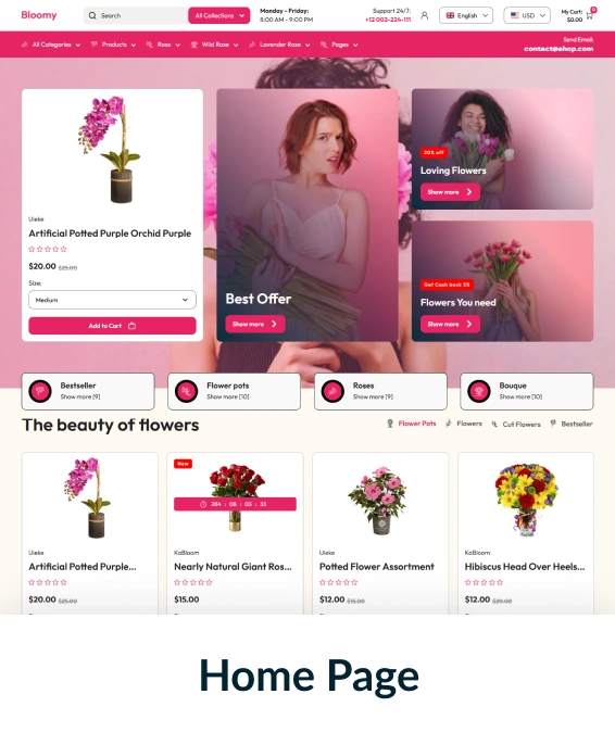 Bloomy Shopify Theme