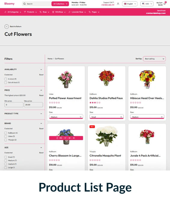 Bloomy Shopify Theme