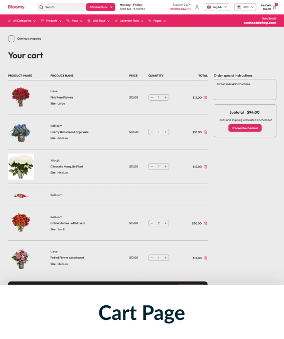 Bloomy Shopify Theme