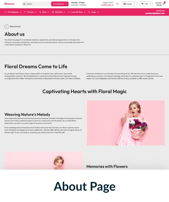Bloomy Shopify Theme