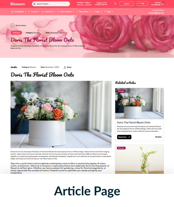 Blossom Shopify Theme