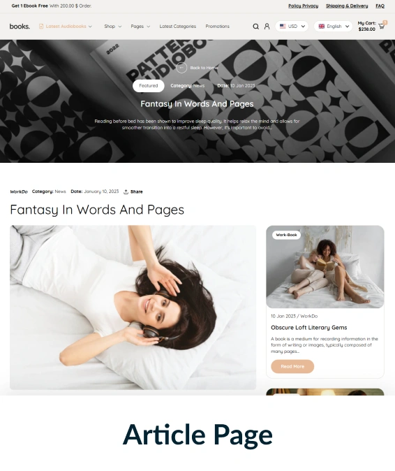 Books Shopify Theme