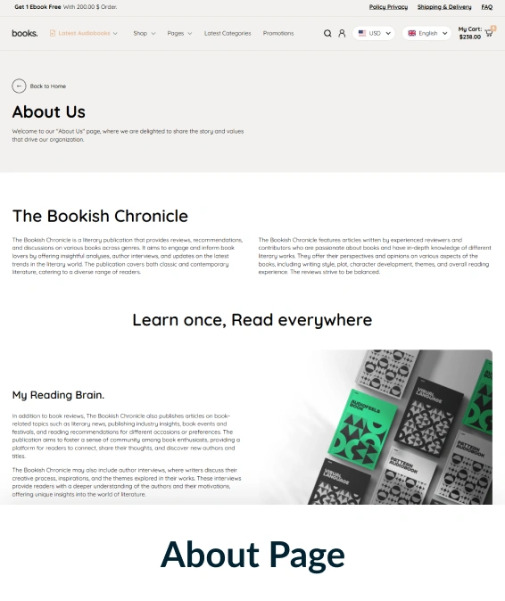 Books Shopify Theme
