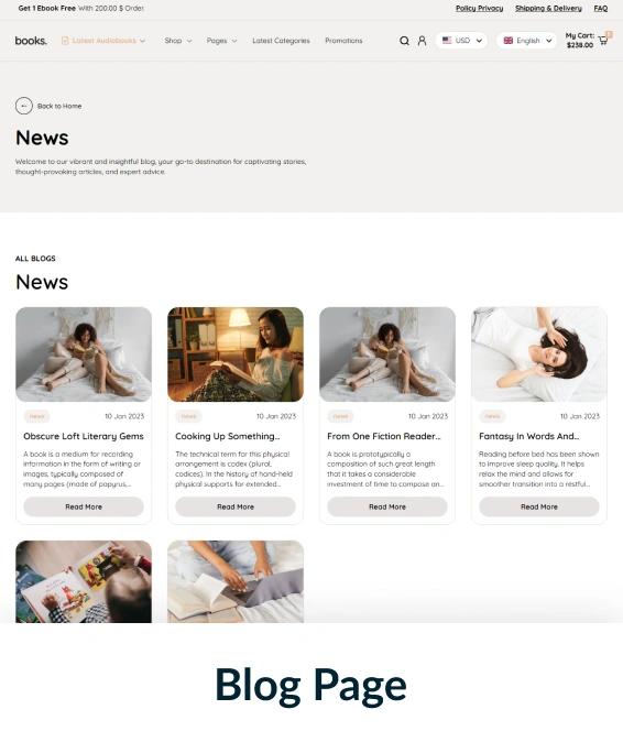 Books Shopify Theme