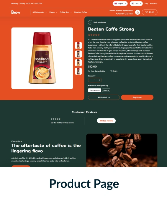 Brew Shopify Theme