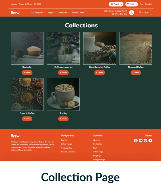 Brew Shopify Theme