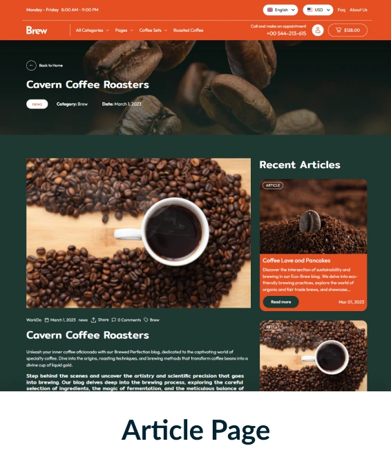 Brew Shopify Theme