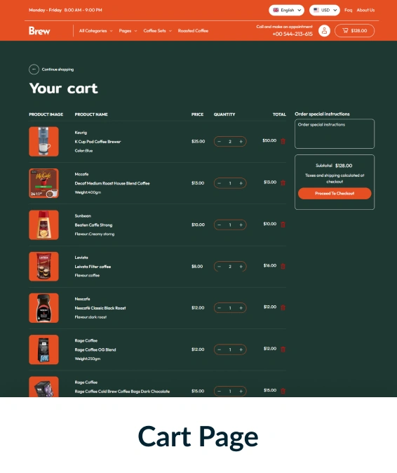 Brew Shopify Theme